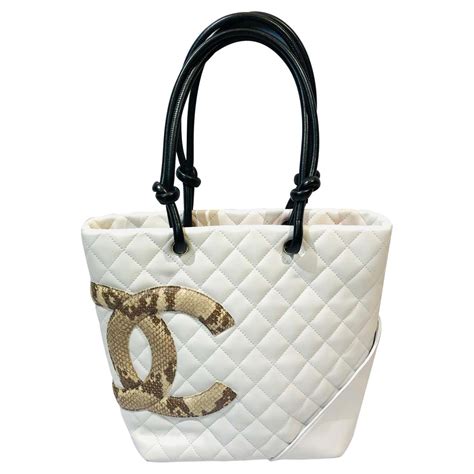 white chanel tote bag